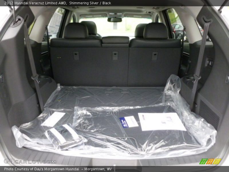 Shimmering Silver / Black 2012 Hyundai Veracruz Limited AWD