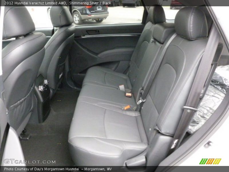 Shimmering Silver / Black 2012 Hyundai Veracruz Limited AWD