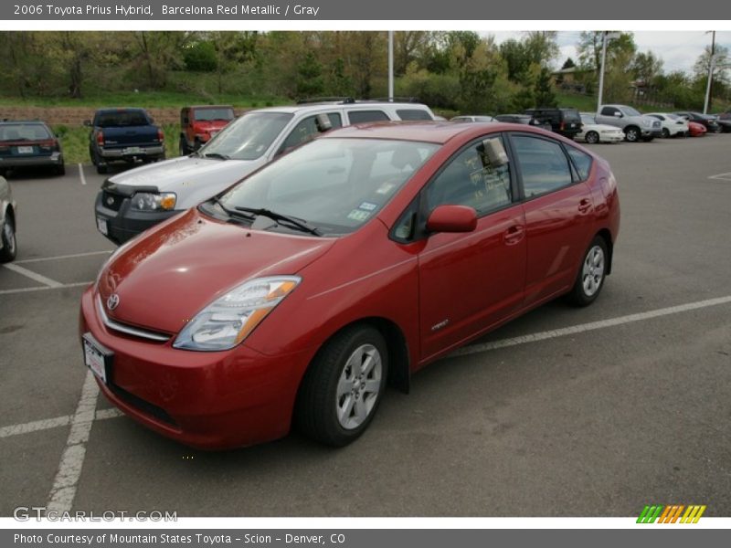 Barcelona Red Metallic / Gray 2006 Toyota Prius Hybrid