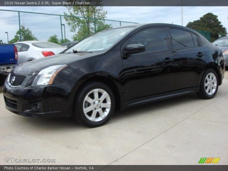 Super Black / Charcoal 2010 Nissan Sentra 2.0 SR