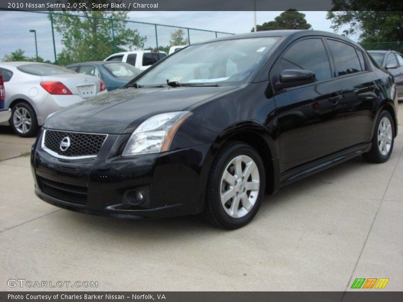 Super Black / Charcoal 2010 Nissan Sentra 2.0 SR