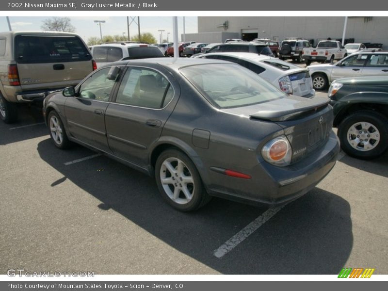 Gray Lustre Metallic / Black 2002 Nissan Maxima SE