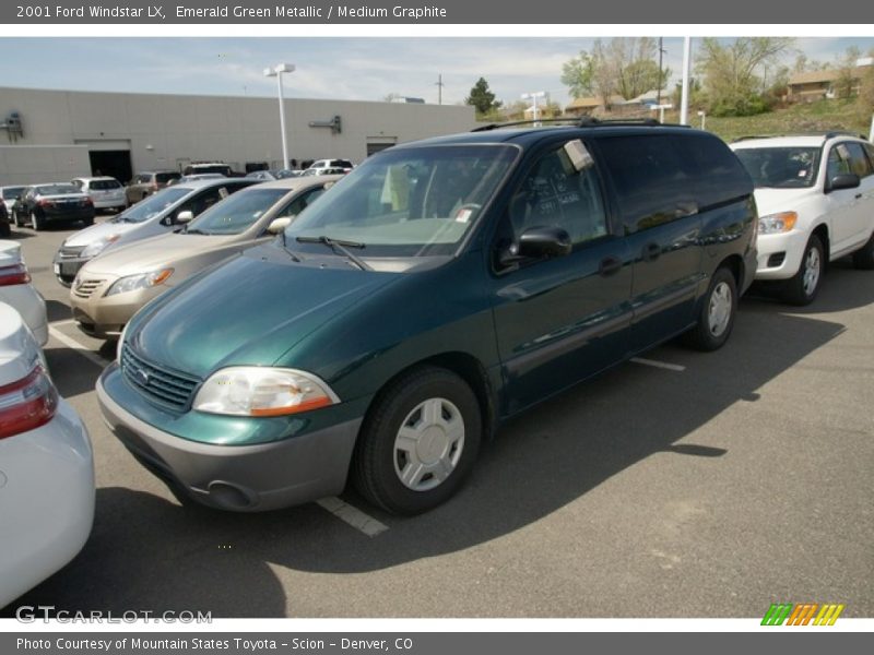 Emerald Green Metallic / Medium Graphite 2001 Ford Windstar LX