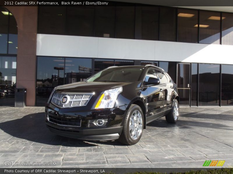 Black Raven / Ebony/Ebony 2012 Cadillac SRX Performance