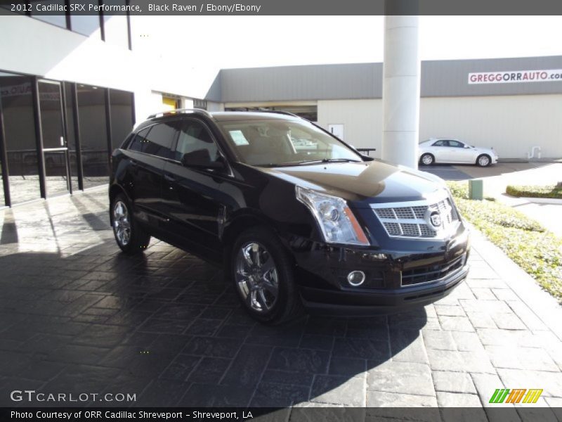 Black Raven / Ebony/Ebony 2012 Cadillac SRX Performance