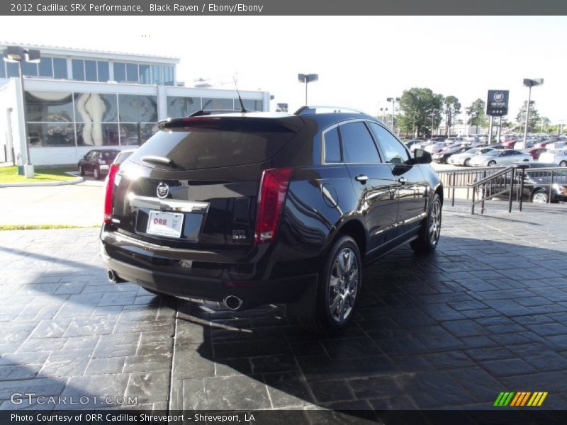 Black Raven / Ebony/Ebony 2012 Cadillac SRX Performance