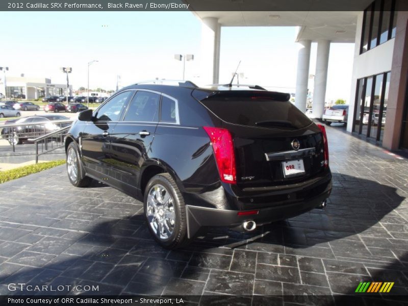 Black Raven / Ebony/Ebony 2012 Cadillac SRX Performance