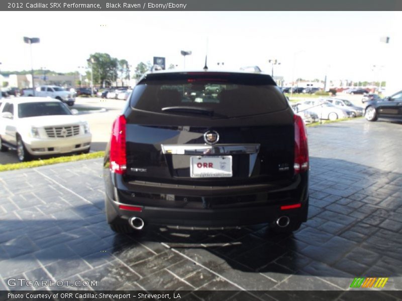 Black Raven / Ebony/Ebony 2012 Cadillac SRX Performance