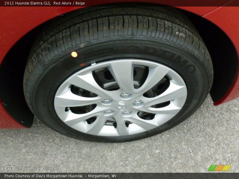 Red Allure / Beige 2012 Hyundai Elantra GLS