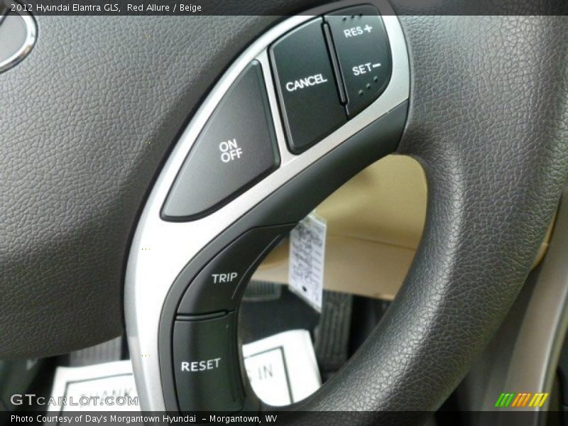 Red Allure / Beige 2012 Hyundai Elantra GLS
