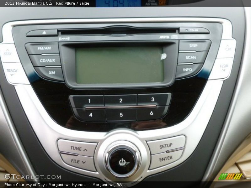 Red Allure / Beige 2012 Hyundai Elantra GLS