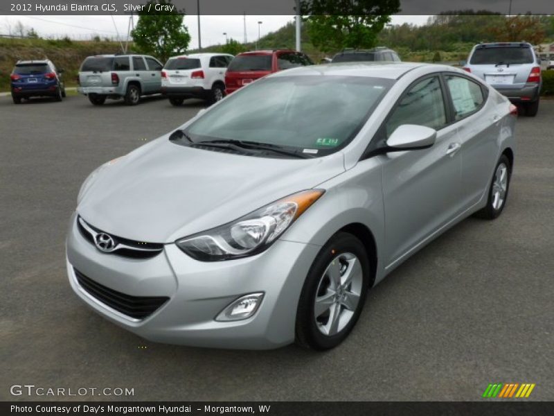 Silver / Gray 2012 Hyundai Elantra GLS