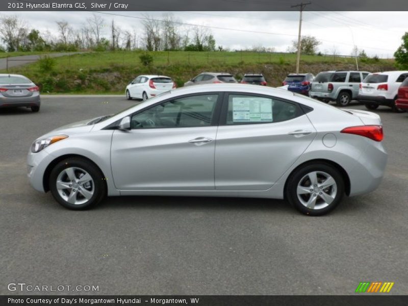 Silver / Gray 2012 Hyundai Elantra GLS