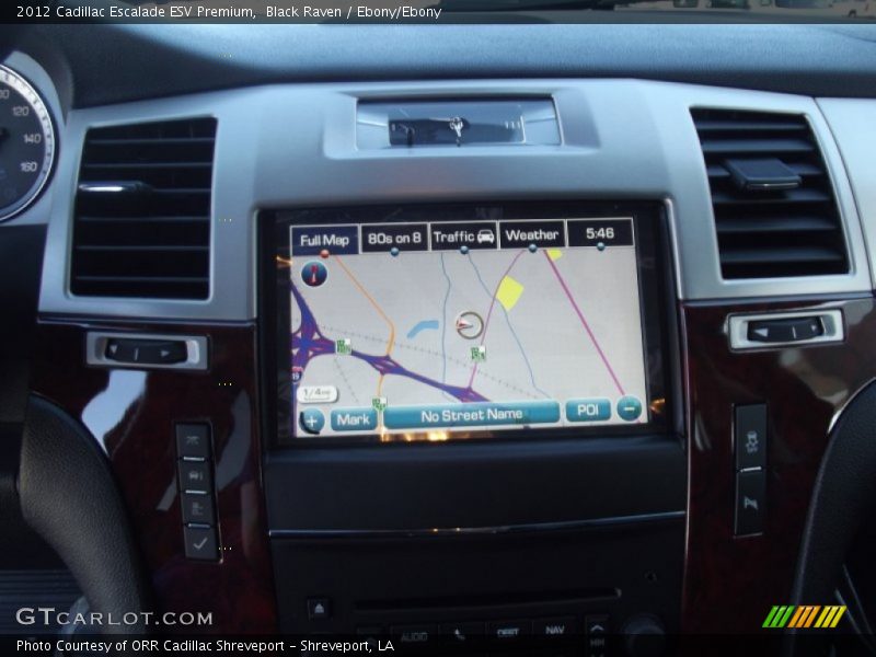 Black Raven / Ebony/Ebony 2012 Cadillac Escalade ESV Premium