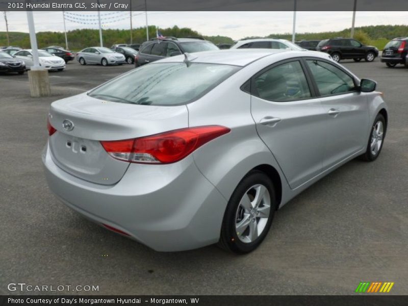 Silver / Gray 2012 Hyundai Elantra GLS
