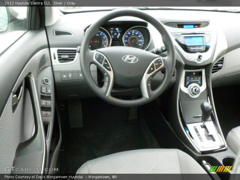 Silver / Gray 2012 Hyundai Elantra GLS
