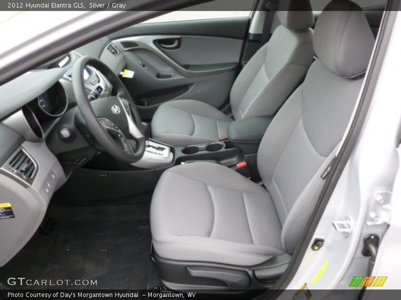 Silver / Gray 2012 Hyundai Elantra GLS