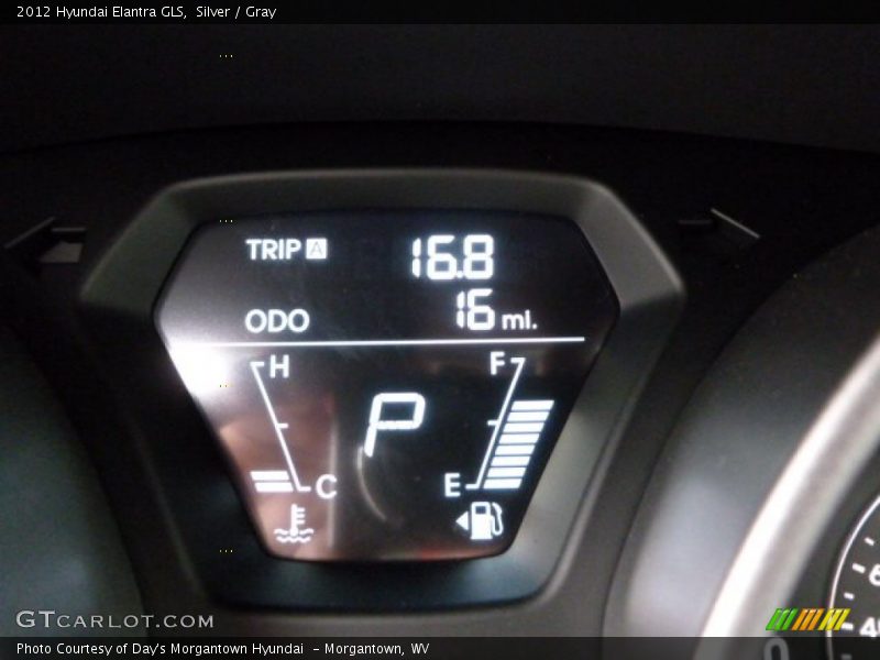 Silver / Gray 2012 Hyundai Elantra GLS