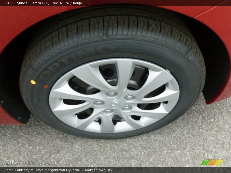 Red Allure / Beige 2012 Hyundai Elantra GLS