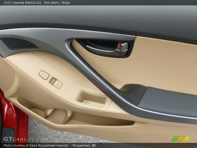 Red Allure / Beige 2012 Hyundai Elantra GLS