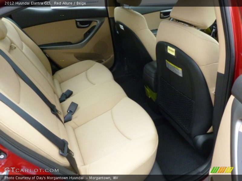 Red Allure / Beige 2012 Hyundai Elantra GLS
