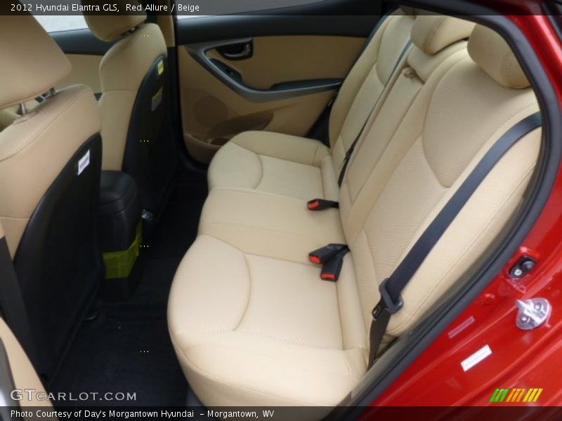 Red Allure / Beige 2012 Hyundai Elantra GLS