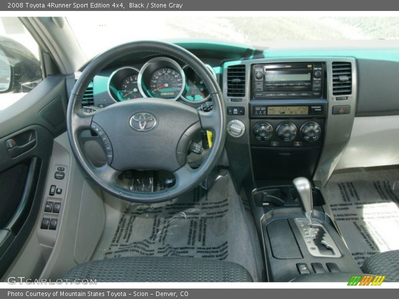 Black / Stone Gray 2008 Toyota 4Runner Sport Edition 4x4