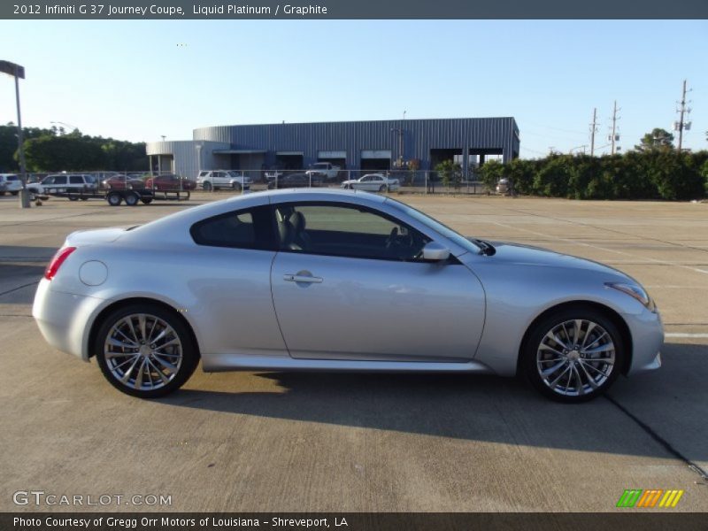 Liquid Platinum / Graphite 2012 Infiniti G 37 Journey Coupe