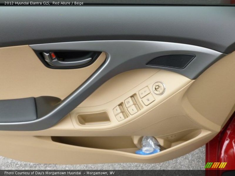 Red Allure / Beige 2012 Hyundai Elantra GLS
