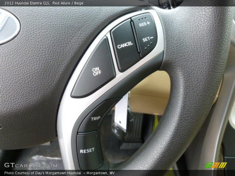 Red Allure / Beige 2012 Hyundai Elantra GLS