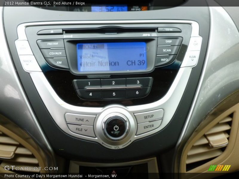 Red Allure / Beige 2012 Hyundai Elantra GLS