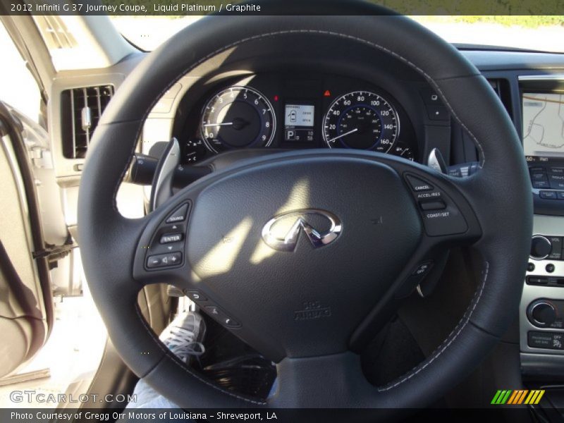 Liquid Platinum / Graphite 2012 Infiniti G 37 Journey Coupe