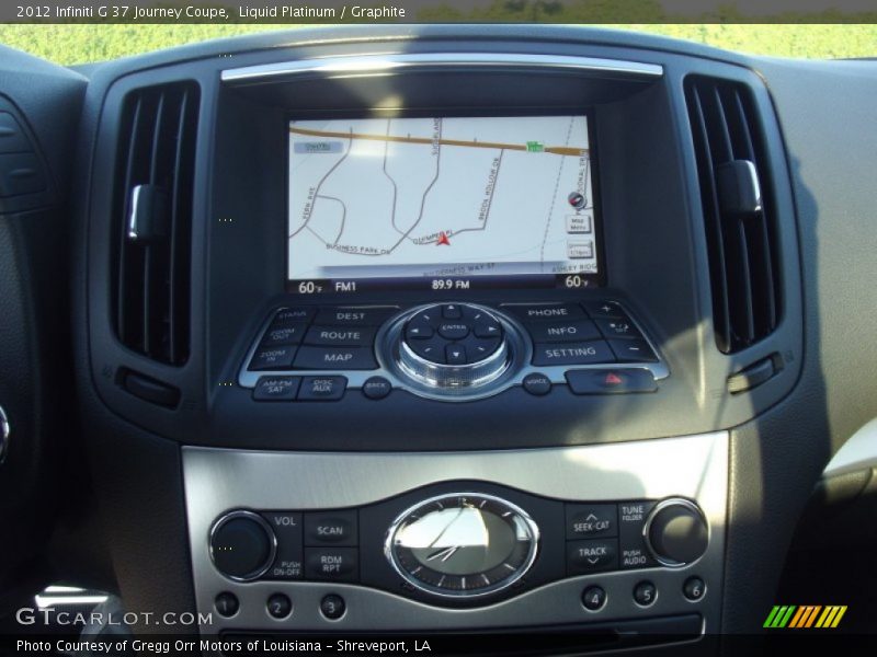 Liquid Platinum / Graphite 2012 Infiniti G 37 Journey Coupe