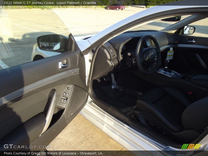Liquid Platinum / Graphite 2012 Infiniti G 37 Journey Coupe
