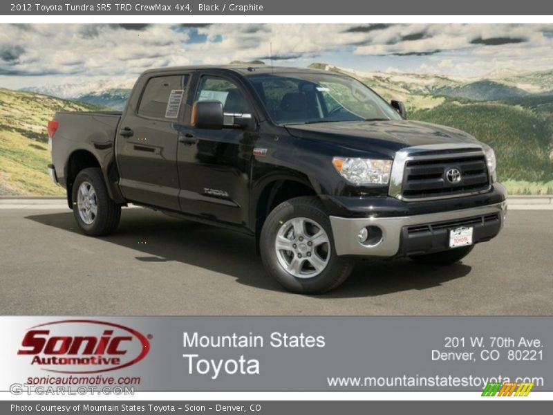 Black / Graphite 2012 Toyota Tundra SR5 TRD CrewMax 4x4