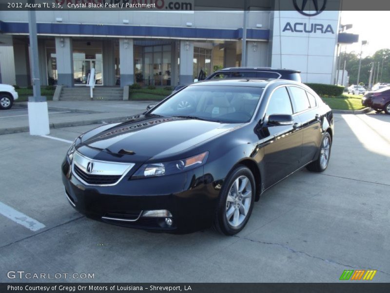 Crystal Black Pearl / Parchment 2012 Acura TL 3.5