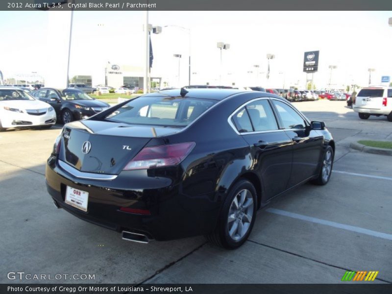 Crystal Black Pearl / Parchment 2012 Acura TL 3.5