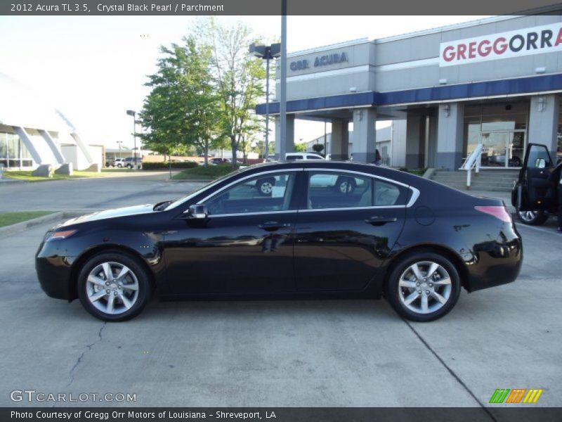Crystal Black Pearl / Parchment 2012 Acura TL 3.5