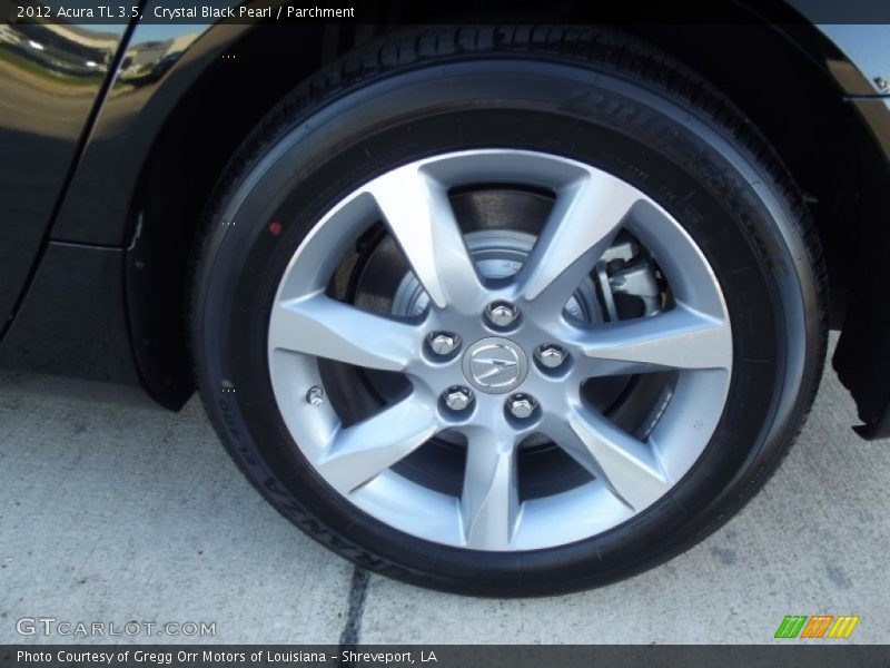 Crystal Black Pearl / Parchment 2012 Acura TL 3.5