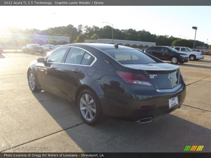 Graphite Luster Metallic / Ebony 2012 Acura TL 3.5 Technology