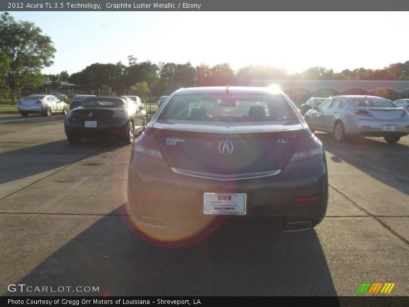 Graphite Luster Metallic / Ebony 2012 Acura TL 3.5 Technology