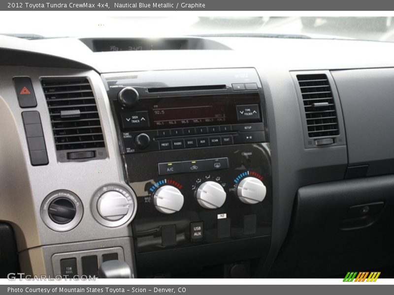 Nautical Blue Metallic / Graphite 2012 Toyota Tundra CrewMax 4x4