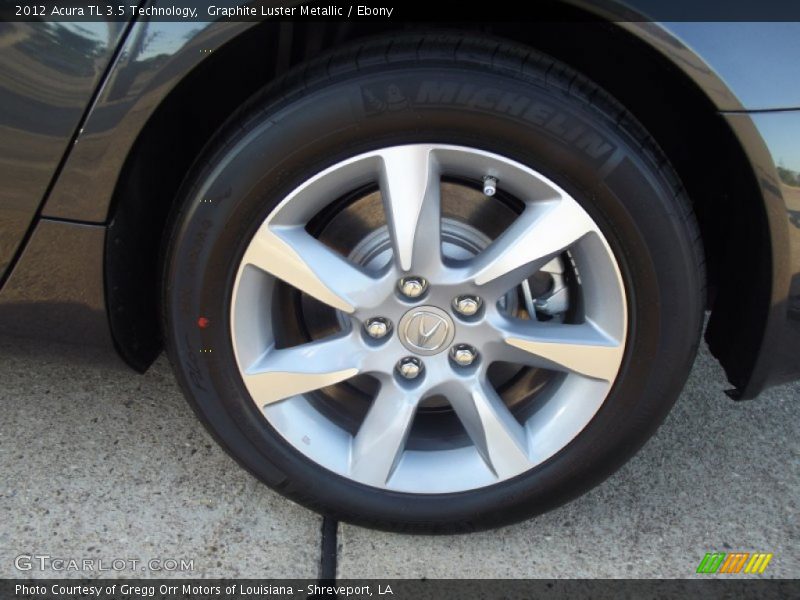 Graphite Luster Metallic / Ebony 2012 Acura TL 3.5 Technology