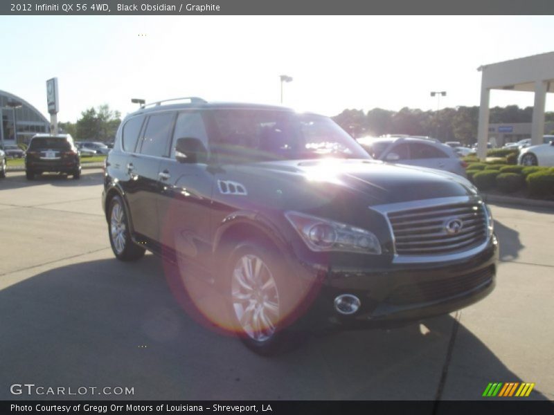 Black Obsidian / Graphite 2012 Infiniti QX 56 4WD