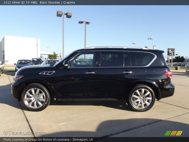 Black Obsidian / Graphite 2012 Infiniti QX 56 4WD