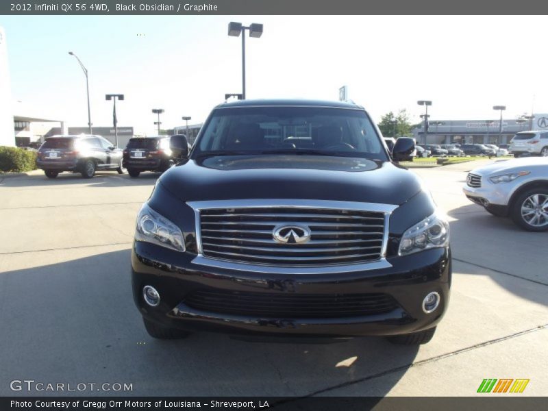 Black Obsidian / Graphite 2012 Infiniti QX 56 4WD