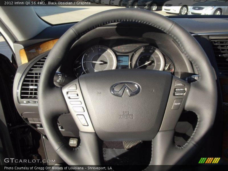 Black Obsidian / Graphite 2012 Infiniti QX 56 4WD