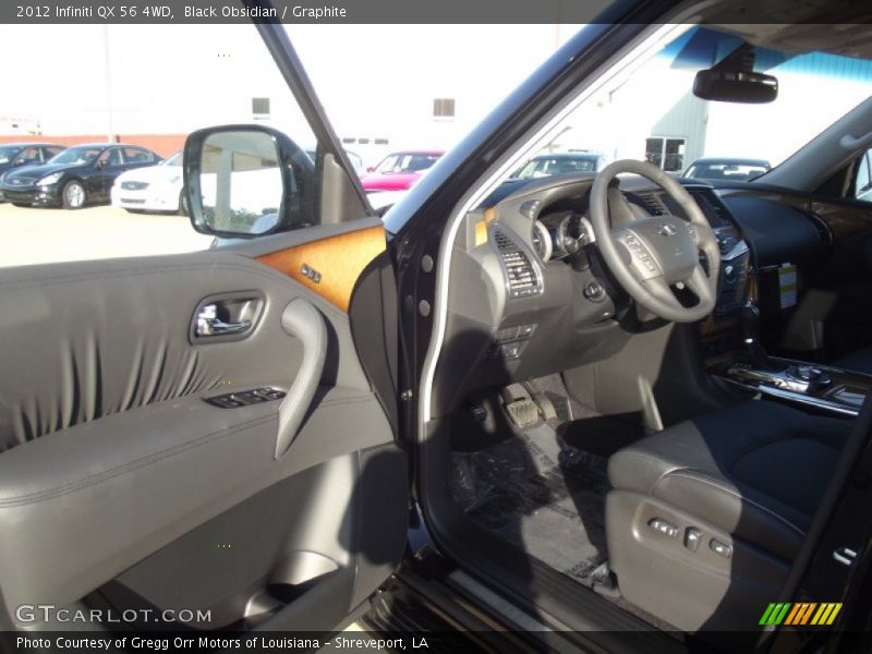 Black Obsidian / Graphite 2012 Infiniti QX 56 4WD