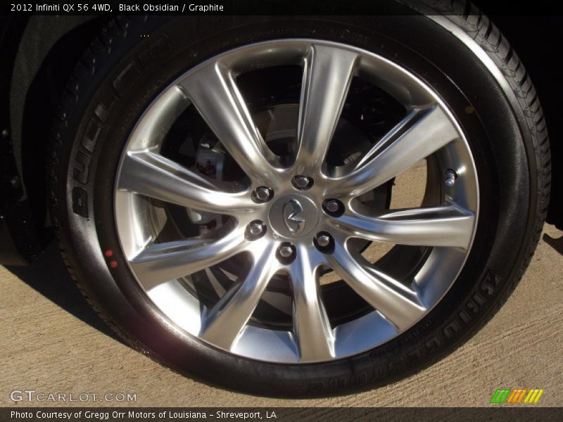 Black Obsidian / Graphite 2012 Infiniti QX 56 4WD