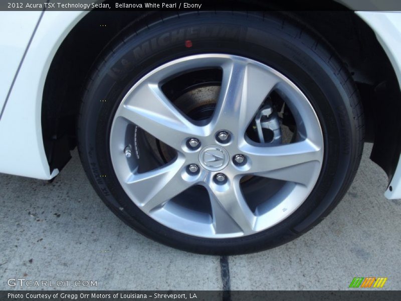Bellanova White Pearl / Ebony 2012 Acura TSX Technology Sedan